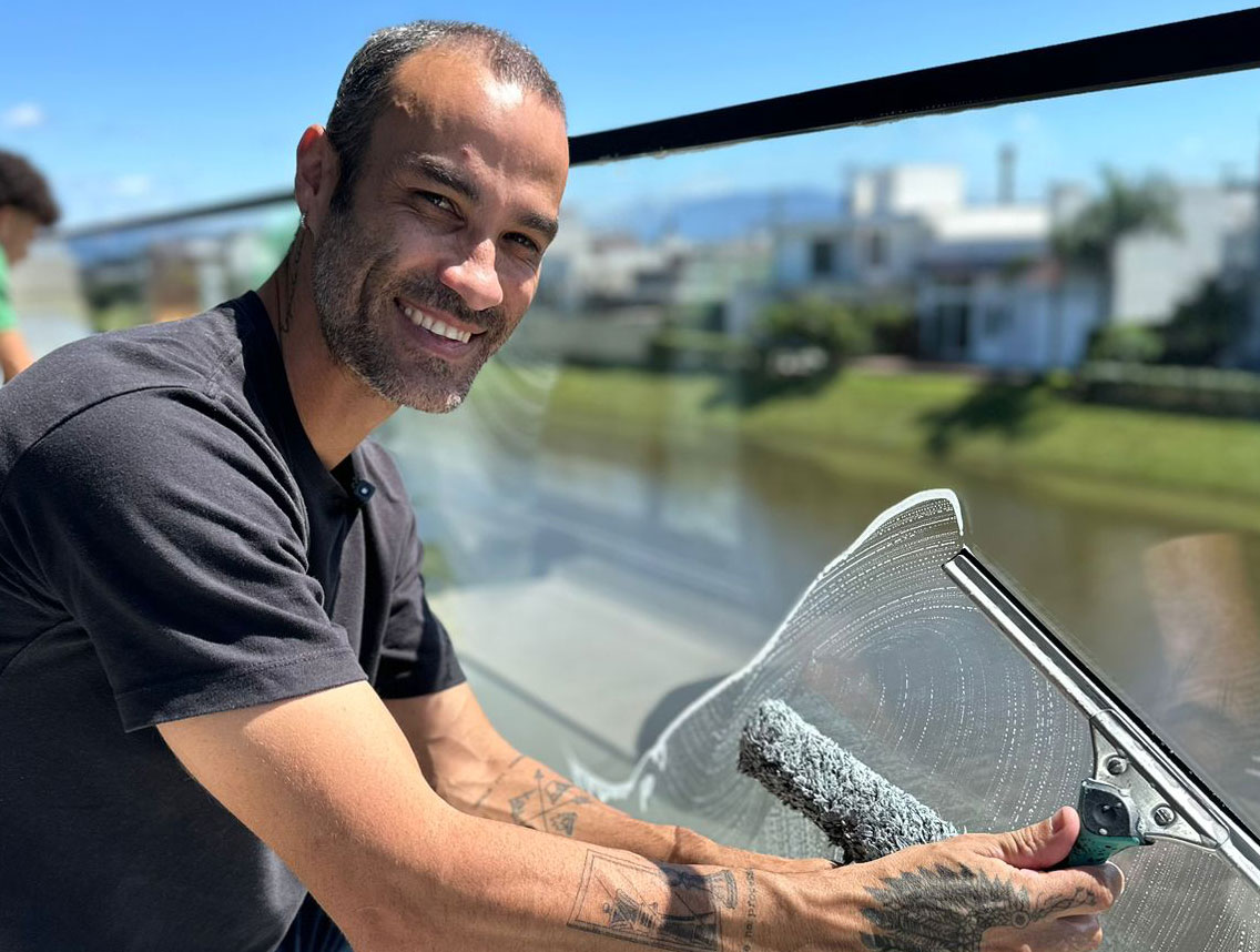 Limpeza de vidros profissional